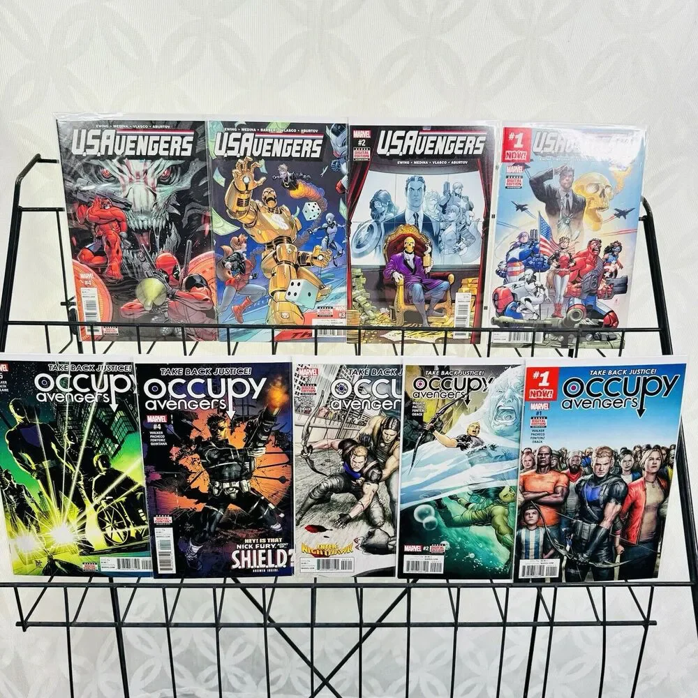 USAvengers 1-4 &‎ Occupy Avengers 1-5 Lot Marvel Key 1st